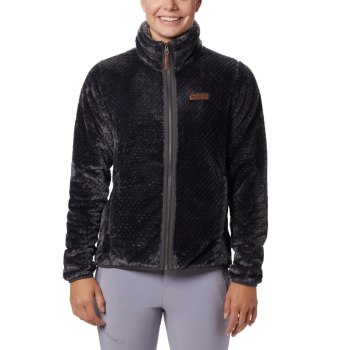 Columbia Ženske Jakne - Fire Side II Sherpa Full Zip Fleece Tamno Sive | SMOF-60491